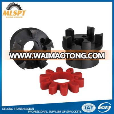 Blacked Flexible Hot Sale Industrial Power Transmission L Jaw Couplings